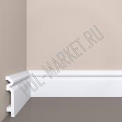 Плинтус полимерный под покраску Bello Deco XPS П14 (90*19*2000мм)