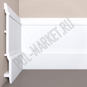 Плинтус полимерный под покраску Bello Deco XPS П17 (250*23*2000мм)