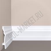Плинтус полимерный под покраску Bello Deco XPS П19 (120*18*2000мм)