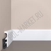 Плинтус полимерный под покраску Bello Deco XPS П22 (90*20*2000мм)