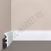 Плинтус полимерный под покраску Bello Deco XPS П25 (80*20*2000мм)
