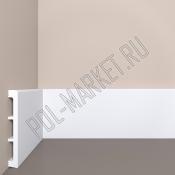 Плинтус полимерный под покраску Bello Deco XPS П28 (120*15*2000мм)