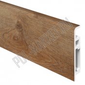 Плинтус из вспененного ПВХ Aberhof Luxe 1589 Дуб Рыцарский (70*13*2000мм)