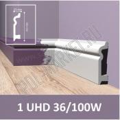Плинтус полимерный под покраску Solid 36/100W клеевой (100*25*2400мм)