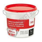 Клей-фиксатор для гибких напольных покрытий Ideal 309 3кг