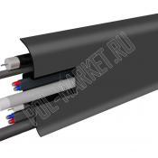 Плинтус Bonkeel Барк 5804 Графит (58*22*2200мм)