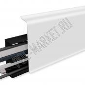 Плинтус Bonkeel Барк 85 8501 Белый матовый (85*20*2200мм)