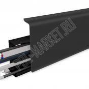 Плинтус Bonkeel Барк 85 8505 Черный матовый (85*20*2200мм)