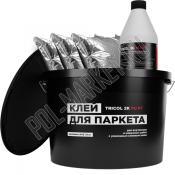 Клей для паркета Tricol 2k pu pt 4в1 (9кг, пакет 2.67+2.67+2.67+1кг отвердитель)