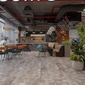 Клеевая ПВХ плитка CronaFloor Stone LVT Торнадо Дымчатый 004