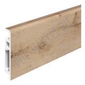Плинтус из вспененного ПВХ Aberhof Luxe 1587 Дуб Янтарный (70*13*2000мм)