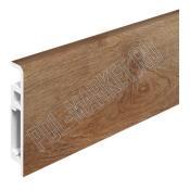 Плинтус из вспененного ПВХ Aberhof Luxe 1589 Дуб Рыцарский (70*13*2000мм)