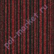 Ковровая плитка Ruscarpettiles Stripe красная 165